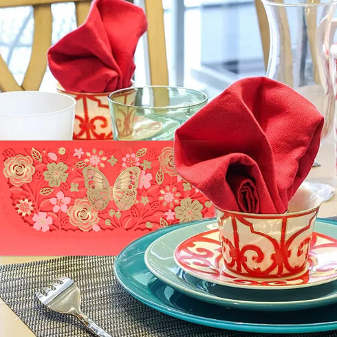 Honbay 6PCS Chinese Red Envelopes Lucky Money Pocket Hong Bao Gift Organizer Envolopes for Spring Festival Birthday Wedding and New Year Party...