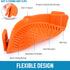 Zulay Silicone Pot Strainer - Adjustable Snap On Strainer For Most Pans & Pots - Food Grade, Heat Resistant, Colander For Draining Pasta, Fruits &...