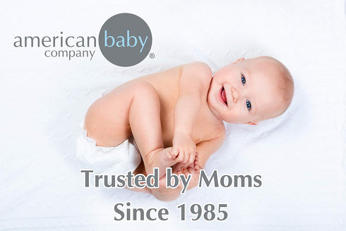American Baby Company 2 Pack Waterproof Flat Reusable Bassinet Mattress Pad Protector, Embossed Quilt-Like Bassinet Protective Mattress Pad Cover ...
