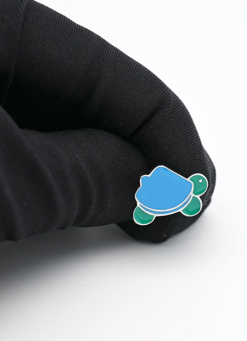 Funny Cute Turtle Shape Cufflinks for Men Lady In Gift Case Blue Carton Unique Men's Cufflinks Jewelry Set for Wedding Party Anniversary Business ...