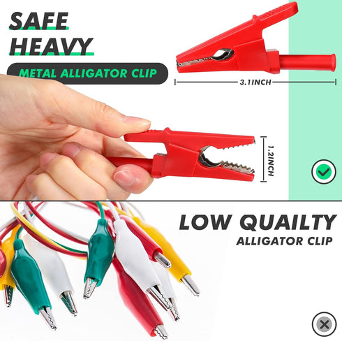 Macarrie HVAC Heavy Adaptor Cord 19 Inch HVAC Tools Circuit Breaker Finder Compatible with Yellow Jacket 69522 RT250 ET300 ET310 HVAC Tools Cleara...