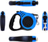 PETIMP Retractable Dog Leash Lightweight 16FT Leash Claw Print, with Folding Bowl,Dispenser,Rubbish Bags, for Small Medium Dogs(Blue)...