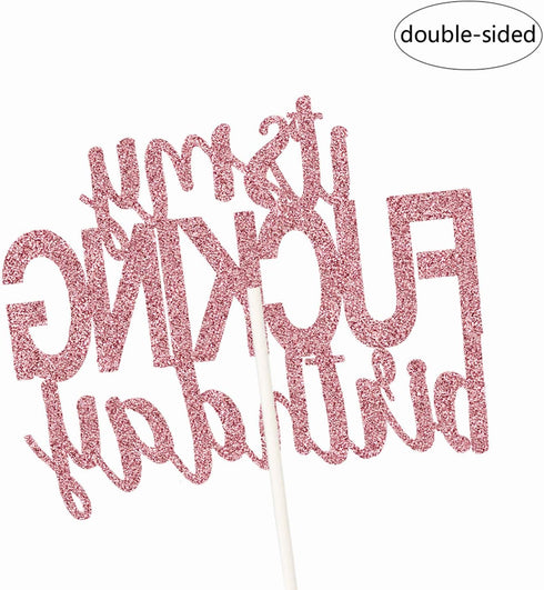 It?s My Birthday Cake Topper Funny Happy Birthday Party Decoration Supplies...