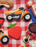 Motorcycle Cookie Cutter 5" Made in USA by Ann Clark...