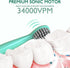 Kids Sonic Electric Toothbrush, Rechargeable Smart Toothbrush for Children Toothbrush for Toddlers Age 3-12 with 30s Reminder, 2 Mins Timer, 6 Mod...