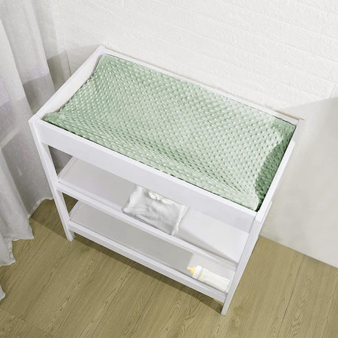 Changing Pad Cover, Ultra Soft Minky Dots Plush Changing Table Covers Breathable Mink Changing Table Sheets Cover Wipeable Changing Pad Covers for...