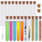 15x150mm Glass Test Tubes with Cork Stoppers 20 ml, 20 Pack Plant Propagation Tubes, Small Clear Test Tubes for Shots, Ants, Lab, Scientific Exper...