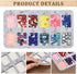 BENECREAT 6Pcs Gray Felt Bead Mat, A-L 12 Grids Rectangle DIY Beading Boards, 7x4inch Beading Design Mat Storage Tray for Jewelry Making, Beading ...