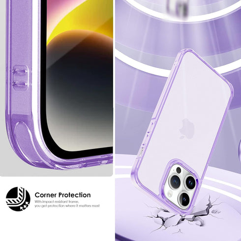 for iPhone 15 Pro Case, with Screen Protector & Camera Protector, Military-Grade Protection, Yellowing Resistant, Hybrid iPhone 15 Pro Phone Case ...