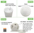 Waterproof Outdoor Flameless Pillar Candles with Timer Battery Operated Electric LED Candle Set for Gift Home Décor Party Wedding Supplies Garden ...