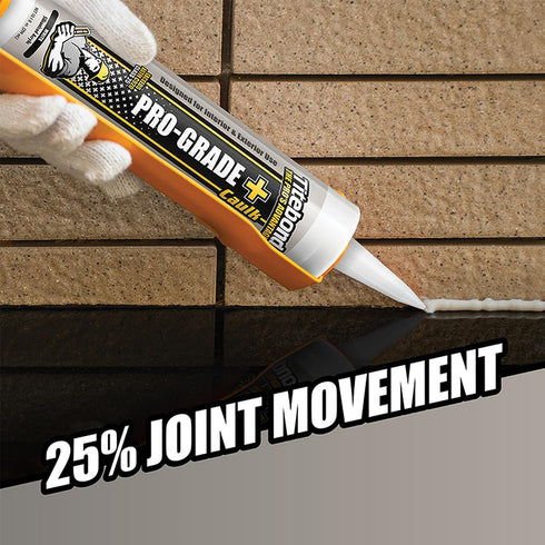 Titebond 10.1 Oz. Pro-Grade Plus 8411 Siliconized Acrylic Water-Based Caulk - Almond...