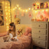 JMEXSUSS 2 Pack 100 LED Warm White Christmas Lights Outdoor, Connectable 33ft Warm White String Lights Indoor Plug in, 8 Modes Christmas String Li...