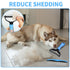 Pet Comb for Dogs and Cats, 2 in 1 Pet Hair Remover Comb with Metal and Rubber Teeth, Suitable for Long and Short Hair Animals...