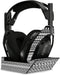 MightySkins Carbon Fiber Skin Compatible with Astro A50 Wireless Headphones + Base Station (Gen 4) - Black Aztec | Protective, Durable Textured Ca...
