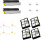 Extractor Roller Side Brushes & Hepa Filters Replenishment Kit Compatible with iRobot Roomba 800 900 Series 805 860 861 870 871 880 890 891 960 98...
