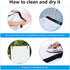 Projector Screen 100 inch, 4K Movie Projector Screen 16:9 HD Foldable and Portable Anti-Crease Indoor Outdoor Double Sided Video Projector Screen ...