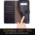 SUANPOT for Samsung Galaxy S10+ /S10 Plus 6.4 (Not Fit S10,S10e) Leather Wallet case for Men with RFID Blocking Credit Card Holder, Flip Folio Boo...
