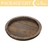 Romadedi Rustic Wooden Tray Candle Holder - Small Wood Decorative Plate Pillar Candle Tray for Farmhouse Kitchen Countertop Bathroom Coffee Table ...