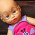 jojofuny 20pcs Doll Glasses, Miniature Dress Eyeglasses, Small Doll Costume Glasses, Miniature Round Eyeglasses, for Dolls Pets Costume Accessorie...