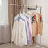 HOUSE DAY Sturdy Plastic Space Saving Hangers 12 Pack, Cascading Organizer Closet Space Saver 80% and Wrinkle Free Clothes, Multi Collapsible for ...