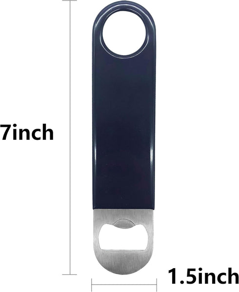 3 Pack Bottle Openers,Beer Bottle Openers, Speed Openers, Stainless Steel Flat Bottle Opener with Exquisite Packaging, for Kitchen, Bar or Restaur...