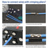 Tnisesm 240 Pcs 26-22 AWG Gauge Non Insulated Butt Connectors, Butt Splice Wire Connectors, Electrical Wire Seamless Uninsulated Butt Connectors C...