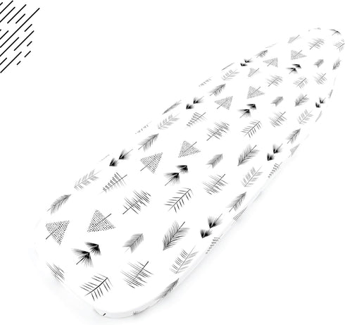 Encasa XO Ironing Board Cover and Pad 54"x15" - Thick 3mm Felt Padding, Drawstring Tightening & Lock, Easy Fit, Scorch & Stain Resistant, Fits Sta...