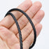 Lystaii 5.5 Yards Genuine Leather Cord 4mm Round Braided Bolo Leather Cord Brown Leather Strip Braiding Antique Leather Strap 5m Long for Bracelet...