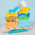 10pcs Wooden Animal Blocks Sorting & Stacking Toys for 3-5 Year Old Toddlers, Boys Girls Birthday Gift Preschool Educational Toys...