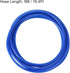 uxcell Pneumatic 6mm OD PU Air Hose Tubing Kit 5 Meters Blue with 12 Pcs Black Push to Connect Fittings...