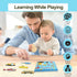 Preschool Montessori Toys for Toddlers, Vehicle Busy Book Learning Toys for Kids Toddlers Preschool Learning Activities, Autism Sensory Educationa...