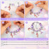 Flasoo DIY Charm Bracelet Making Kit, Jewelry Making Kit for Teen Girls with Unicorn Mermaid Purple Stuff Craft Gift for Birthday, Christmas, New ...