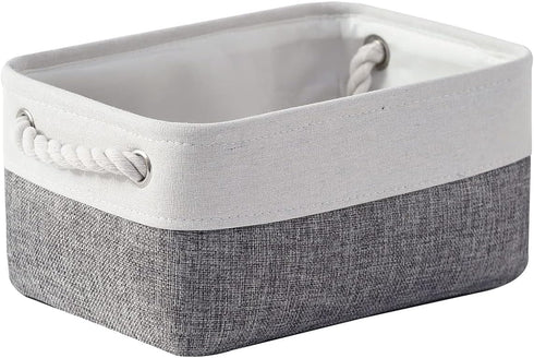 TheWarmHome Organization and Storage Basket for Shelves - 12x8x5.2 inch 1 Pack Fabric Storage Cubes, Collapsible Storage Bins for Closet Organizer...