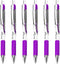 Zebra Classic Z-Grip Flight Ballpoint Pens - 1.2mm - Purple - Pack of 6...