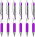 Zebra Classic Z-Grip Flight Ballpoint Pens - 1.2mm - Purple - Pack of 6...