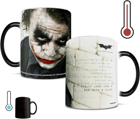 Batman: The Dark Knight Joker – Man With A Plan Morphing Mugs Heat Sensitive Mug MMUG387...