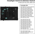 Headlight Switch Headlamp Dimmer Switch - Compatible with 2003-2006 Chevy Silverado, Suburban, Tahoe, GMC Sierra, Yukon, Cadillac Escalade - Repla...
