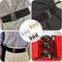 BENECREAT 3 Set 3 Colors Wide Waist Belt Eye Buckle, 2.7x1.2 Metal Hook Buckle Fastening Belt Accessories for DIY Waist Belt Hand Sewing Dress Bel...