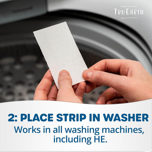 Tru Earth Platinum - Heavy Duty Laundry Detergent Sheets - Up to 64 Loads (32 Sheets), Fragrance Free - Ultra-Concentrated Strips Formula - Eco-Fr...