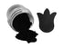 EDIBLE CHARCOAL BLACK PETAL DUST, (4 grams each container) By Oh! Sweet Art Corp...