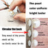 10 Sets 12mm No Sew Pearl Buttons Anti-exposure Fixed Brooches Pearl pins Removable Reusable for Clothes for Women Girl...