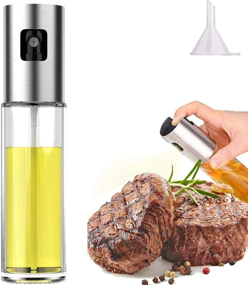 Oil Sprayer for Cooking, Olive Oil Sprayer Mister, 100ml Olive Oil Spray Bottle, Olive Oil Spray for Salad, BBQ, Kitchen Baking, Roasting...