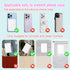 Silicone Double-Sided Suction Phone Case Detachable Mount for iPhone and Android Cellphones, Strong Adhesion Holder Hands Free for Selfies and Vid...