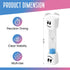 2 Minute Toothbrush Sand Timer for Kids - Set of 2 Small Blue and Pink Smiley Hourglass...