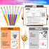 30Pcs Paint Brushes, Anezus Round Paint Brushes for Kids Classroom Toddlers Paint Brush Set for Touch Up Preschool Daycare Washable Acrylic Paint ...