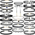 YOKER 22 Pcs Black Choker Necklaces Set Womens Velvet Choker Set Classic with Lace Tattoo Charm Girls Stretch Necklace Gifts...