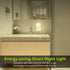 4 Pack Motion Sensor Night Light Plug in, Motion Activated Night Light, Mini Warm White LED Nightlight with 5-80 lm Adjustable Brightness for Bath...