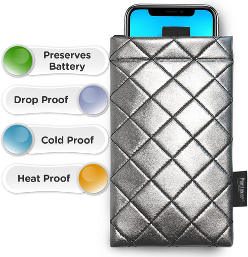 OCEAN Heart Thermal Phone Case,Prevent Lower Temperatures to Extend Battery Life,Drop Protection,Protection for Outdoor Sports...