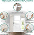 HOMEIDEAS Sidelight Curtains for Front Door, Side Door Window Curtains, Front Door Curtains for Small Window, Privacy Door Shades Thermal Insulate...