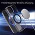 Magnetic Ring Sticker for Magsafe Phone Magnet 2 Pack, Upgrade Bulit-in Magnet for Wireless Charging, Car Holder, Universal Conversion MagSafe Ada...